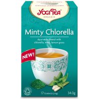 CEAI MENTA SI CHLORELLA ECO-BIO, 17 plicuri, Yogi Tea