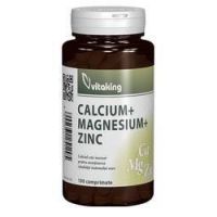 Ca+Mg+Zinc, 100 cpr - VITAKING