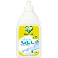 Detergent Gel pentru vase hipoalergen, fara parfum, eco-bio, 500ml - Planet Pure