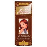 Balsam colorant pentru par nr. 8, nuanta rosu rubiniu, 75g - Henna Sonia
