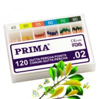 Conuri Dentare Gutta Percha Prima asortate 45-80, 120 buc