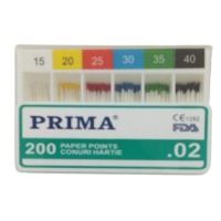 Conuri Dentare Hartie Prima asortate 15-40, 200 buc