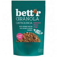 Granola cu migdale si ciocolata fara gluten, eco-bio, 300g - Bettr