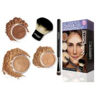 Set truse machiaj - All Over Face Highlight &amp; Contour - Dark BellaPierre