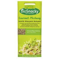 Amestec Gourmet de seminte pentru germinat, BioSnacky, eco-bio, 40g - Rapunzel