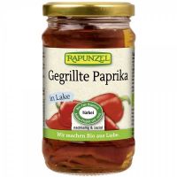Ardei rosu copt in saramura, eco-bio, 310g - Rapunzel