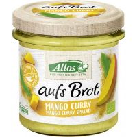 Crema tartinabila cu mango si curry, fara gluten, eco-bio, 140g - Allos