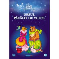 Ursul pacalit de vulpe. Carte de colorat, editura Eurobookids