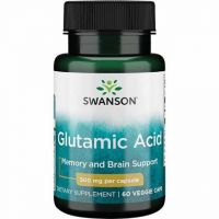 Acid glutamic, 500mg, 60cps - Swanson
