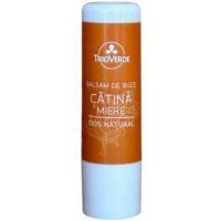 Balsam de buze catina si miere, 5g - Trio Verde