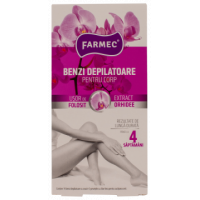 Benzi Depilatoare pentru Corp cu Orhidee, 14buc - Farmec