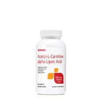 Acetyl-L-Carnitine alpha-Lipoic Acid, ALA Acetil L-Carnitina 500mg si Acid Alfa Lipoic 200mg, 60tbl - Gnc