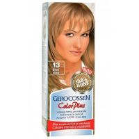 Vopsea de Par Silk&amp;Shine Gerocossen Color Plus, nuanta 13 Blond Aluna, 50 g