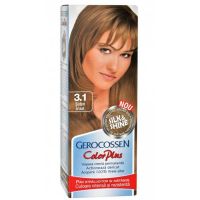 Vopsea de Par Silk&amp;Shine Gerocossen Color Plus, nuanta 3.1 Saten Irizat, 50 g