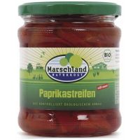Bucati de ardei murati, eco-bio, 320g - Marschland Naturkost