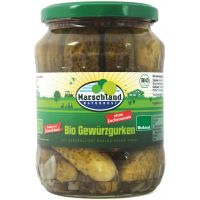 Castraveti condimentati, fara zahar, 670g - Marschland Naturkost