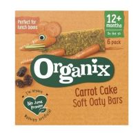 Batoane din ovaz integral cu morcov si mere Goodies, +12 luni, eco-bio, 6buc - Organix
