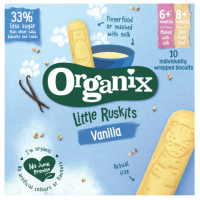Biscuiti cu vanilie pentru sugari, +6 luni, eco-bio, 60g - Organix