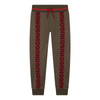 Pantaloni sport cu benzi logo