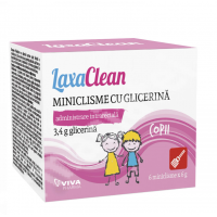 Miniclisme cu glicerina pentru copii LaxaClean, 6buc - Viva Pharma