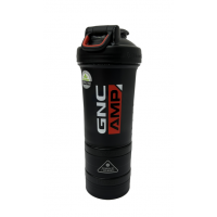 Blender Bottle Shaker Cup V2, Prostak Compartiment Pentru Suplimente, 450ml - GNC