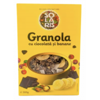 Granola cu ciocolata si banane, 300g - Solaris