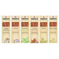 Betisoare parfumate naturale, indiene, Sattva Ayurveda Flora (Sathya)