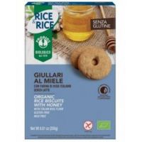 BISCUITI CU MIERE SI FAINA DE OREZ, FARA GLUTEN, eco-bio, 250g, Probios