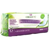 Absorbante normale pentru incontinenta, din bumbac organic, 12 buc, Corman Organyc