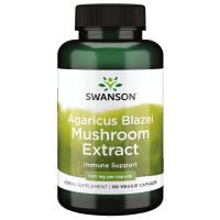 Agaricus Blazei Mushroom Extract (Ciuperca lui Dumnezeu), 500 mg, 90 capsule, Swanson