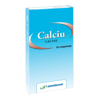 CALCIU LACTAT 24 Comprimate - AMNIOCEN