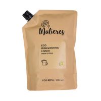 Detergent lichid pentru vase, Fresh Citrus, eco-bio, Refill, 1000 ml, Mulieres
