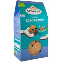 Biscuiti vegani cu nuca de cocos, eco-bio, 150 g, SOMMER