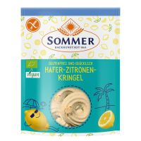 Biscuiti vegani cu ovaz si lamaie, eco-bio, fara gluten, 100g, Sommer-Co