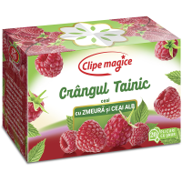 Ceai cu zmeura si ceai alb, Crangul Tainic , 20 plicuri, Fares