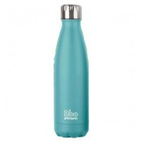 Sticla Termo din Otel Inoxidabil Cu Husa Neopren, turcoaz, Irisana 500 ml