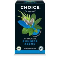 Ceai de plante, Seara linistita, eco-bio, 20 buc, 40 g, Choice