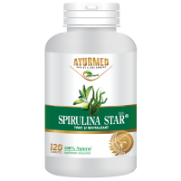 Spirulina star, tonic si revitalizant 120 tablete Ayurmed 120 tablete