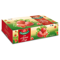 Aromfruct ceai cu capsuni si fragi, 100 plicuri, Fares