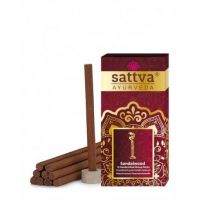 Betisoare parfumate Dhoop cu Santal 10buc – Sattva Ayurveda