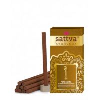 Betisoare parfumate Dhoop Palo Santo cu suport 10buc – Sattva Ayurveda