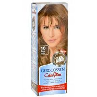 Vopsea de Par Silk&amp;Shine Gerocossen Color Plus, nuanta 10 Blond Inchis, 50 g