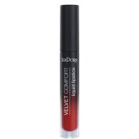 Ruj de Buze Lichid - Velvet Comfort Liquid Lipstick Isadora 4 ml, nuanta 66 Ravish Red