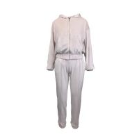 Trening dama Univers Fashion, catifelat, bej, S