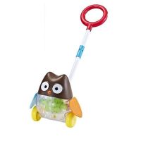 Jucarie de impins Bebeking bufnita vesela