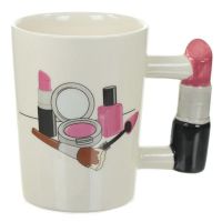 Cana ceramica beauty&amp;fashion personalizata Make-up cu ruj / SMUG 107