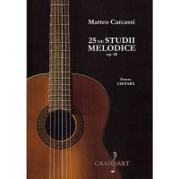 25 de studii melodice opus 60 pentru chitara - Matteo Carcassi, editura Grafoart