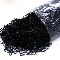Elastice profesionale pentru par culoare Transparenta, 1000buc