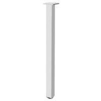 Picior cu profil patrat 60x60 mm, finisaj aluminiu, pentru masa, H:820 mm