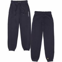 Pantaloni femei Converse Embroided 10022004-001, L, Negru
